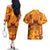 three-skulls-flaming-couples-matching-off-the-shoulder-long-sleeve-dress-and-hawaiian-shirt-high-on-fire