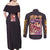 Pochita Chainsaw Man Couples Matching Off Shoulder Maxi Dress and Long Sleeve Button Shirt Anime Style