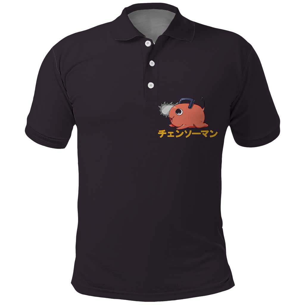 Pochita Chainsaw Man Polo Shirt Anime Style