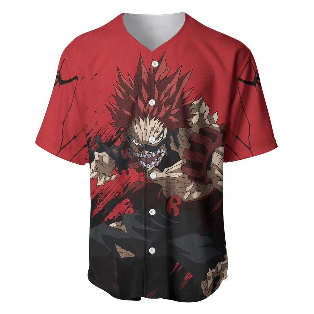 Eijiro Kirishima - My Hero Academia Baseball Jersey Japan Anime Style