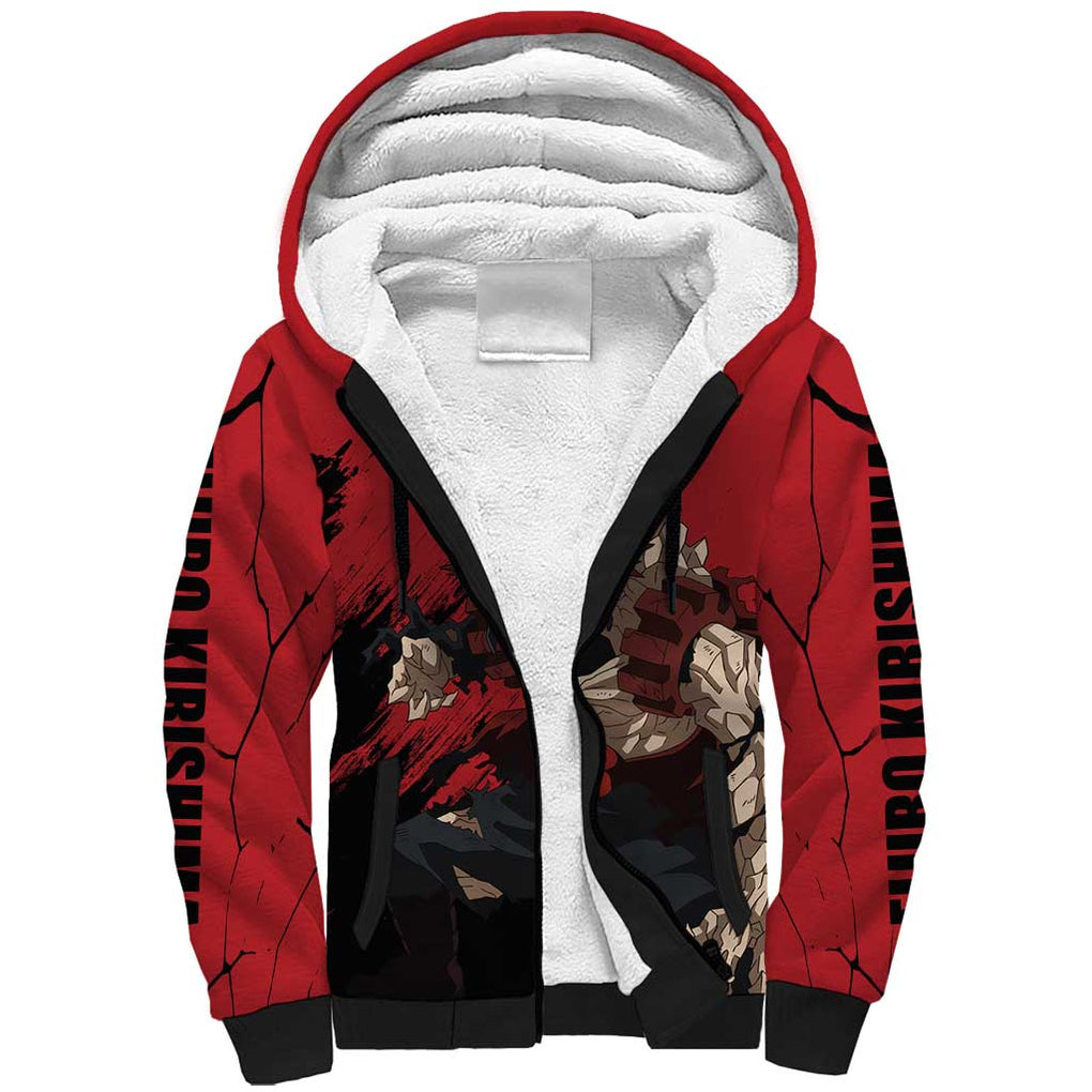 Eijiro Kirishima - My Hero Academia Sherpa Hoodie Japan Anime Style