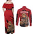 Hawks  - My Hero Academia Couples Matching Off Shoulder Maxi Dress and Long Sleeve Button Shirt Anime Style