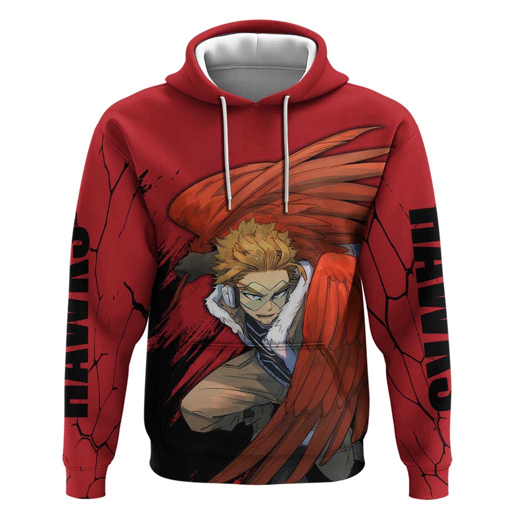 Hawks  - My Hero Academia Hoodie Anime Style