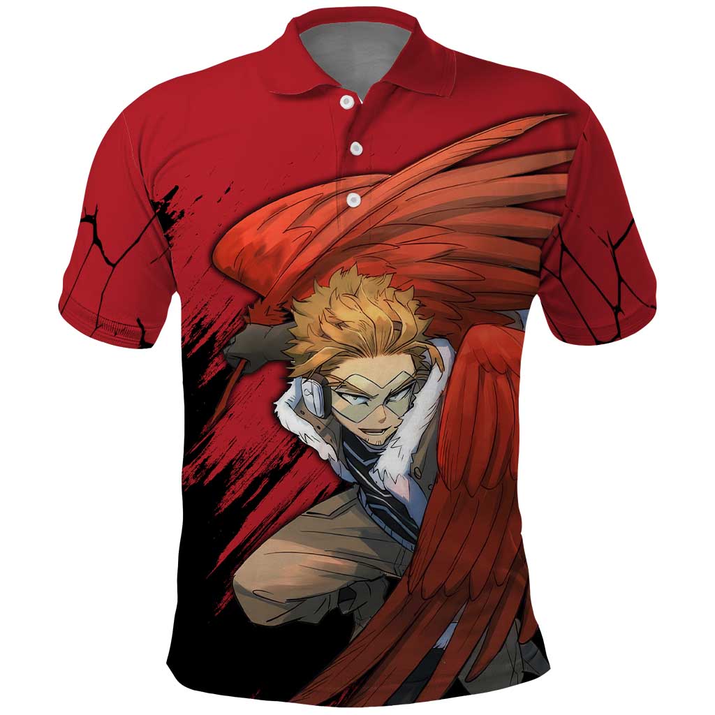 Hawks  - My Hero Academia Polo Shirt Anime Style