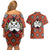 Jinbei - One Piece Couples Matching Off Shoulder Short Dress and Hawaiian Shirt Anime Uniform Style