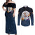 Luffy Gear 5 V2 One Piece Couples Matching Off Shoulder Maxi Dress and Long Sleeve Button Shirt Anime Style