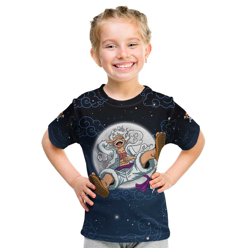 Luffy Gear 5 V2 One Piece Kid T Shirt Anime Style