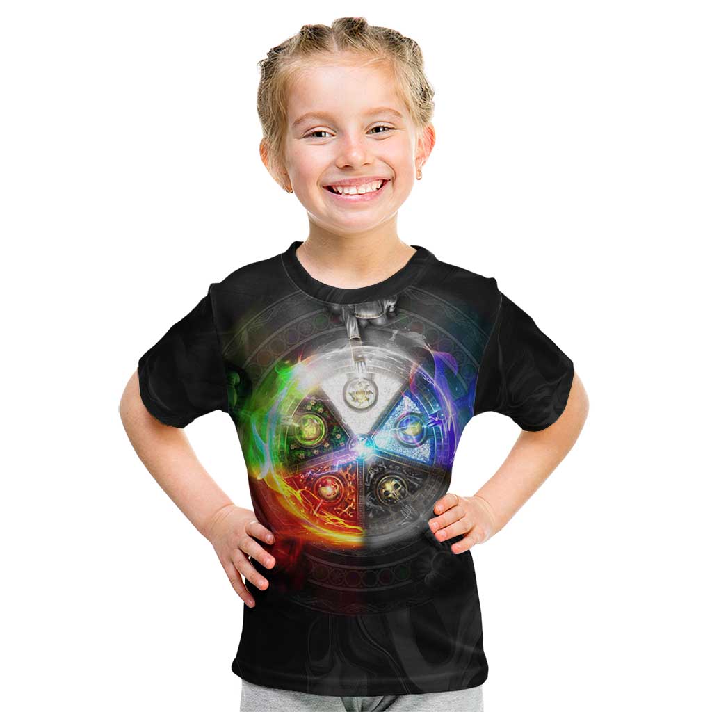 Elements of Magic the Gathering Kid T Shirt Anime Style