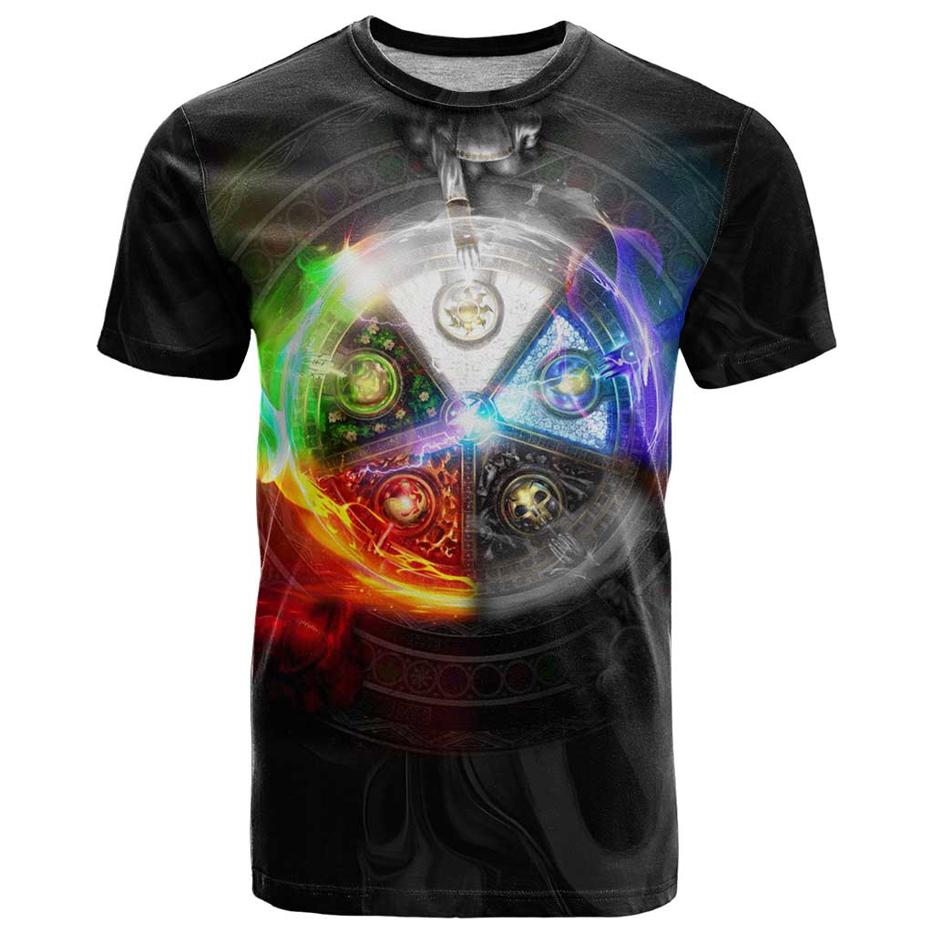 Elements of Magic the Gathering T Shirt Anime Style