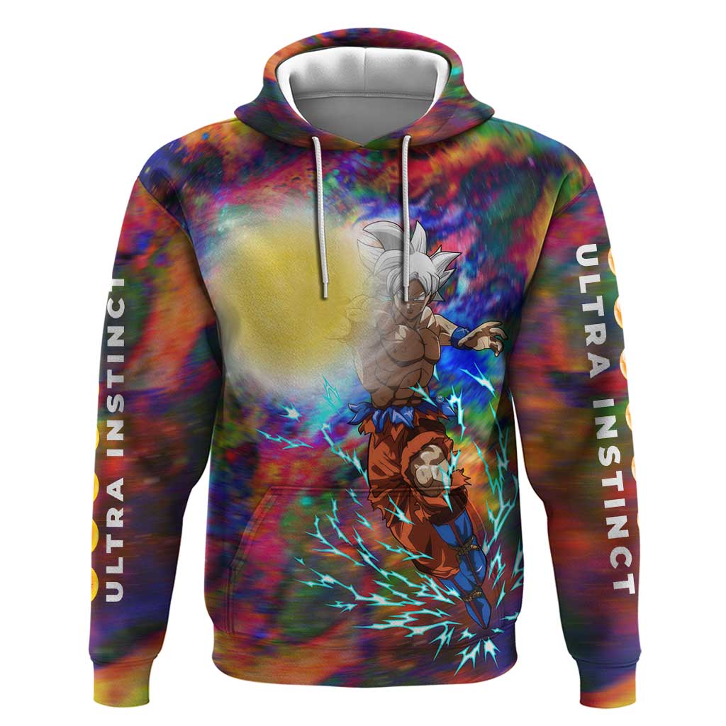 Trippy Ultra Instinct Goku Dragon Ball Z Hoodie Anime Style