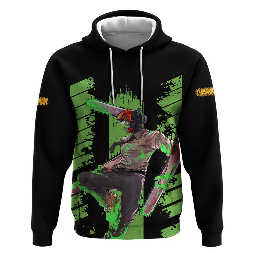 Denji Chainsaw Man Hoodie Anime Cyper Art Style