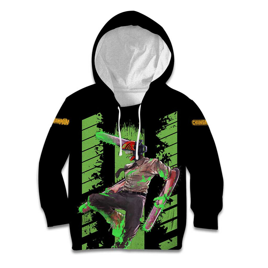 Denji Chainsaw Man Kid Hoodie Anime Cyper Art Style