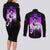 Saturn - Sailor Moon Couples Matching Long Sleeve Bodycon Dress and Long Sleeve Button Shirt Anime Style