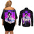 Saturn - Sailor Moon Couples Matching Off Shoulder Short Dress and Long Sleeve Button Shirt Anime Style