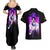 Saturn - Sailor Moon Couples Matching Summer Maxi Dress and Hawaiian Shirt Anime Style