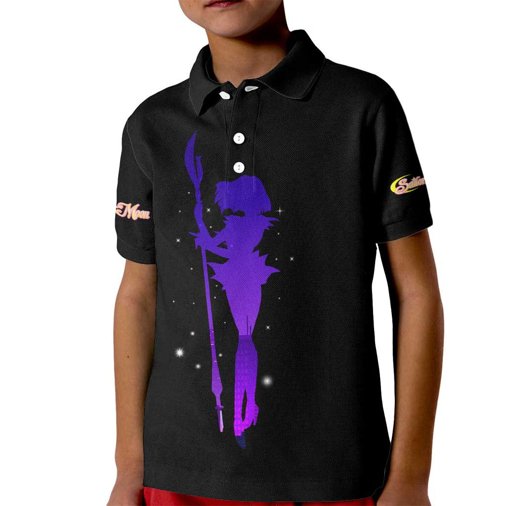 Saturn - Sailor Moon Kid Polo Shirt Anime Style