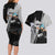 Black Star Soul Eater Couples Matching Long Sleeve Bodycon Dress and Hawaiian Shirt Anime Style TS04