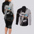 Black Star Soul Eater Couples Matching Long Sleeve Bodycon Dress and Long Sleeve Button Shirt Anime Style TS04