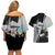 Black Star Soul Eater Couples Matching Off Shoulder Short Dress and Hawaiian Shirt Anime Style TS04