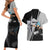 Black Star Soul Eater Couples Matching Short Sleeve Bodycon Dress and Hawaiian Shirt Anime Style TS04