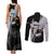 Black Star Soul Eater Couples Matching Tank Maxi Dress and Long Sleeve Button Shirt Anime Style TS04