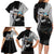 Black Star Soul Eater Family Matching Long Sleeve Bodycon Dress and Hawaiian Shirt Anime Style TS04