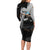 Black Star Soul Eater Family Matching Long Sleeve Bodycon Dress and Hawaiian Shirt Anime Style TS04