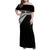 Black Star Soul Eater Family Matching Off Shoulder Maxi Dress and Hawaiian Shirt Anime Style TS04