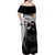 Black Star Soul Eater Family Matching Off Shoulder Maxi Dress and Hawaiian Shirt Anime Style TS04