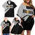 Black Star Soul Eater Family Matching Off Shoulder Short Dress and Hawaiian Shirt Anime Style TS04