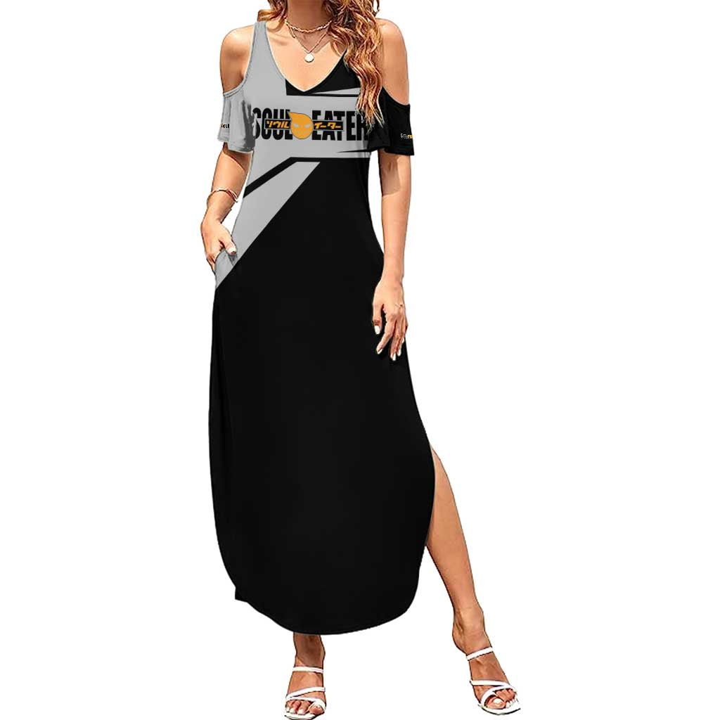 Black Star Soul Eater Summer Maxi Dress Anime Style TS04