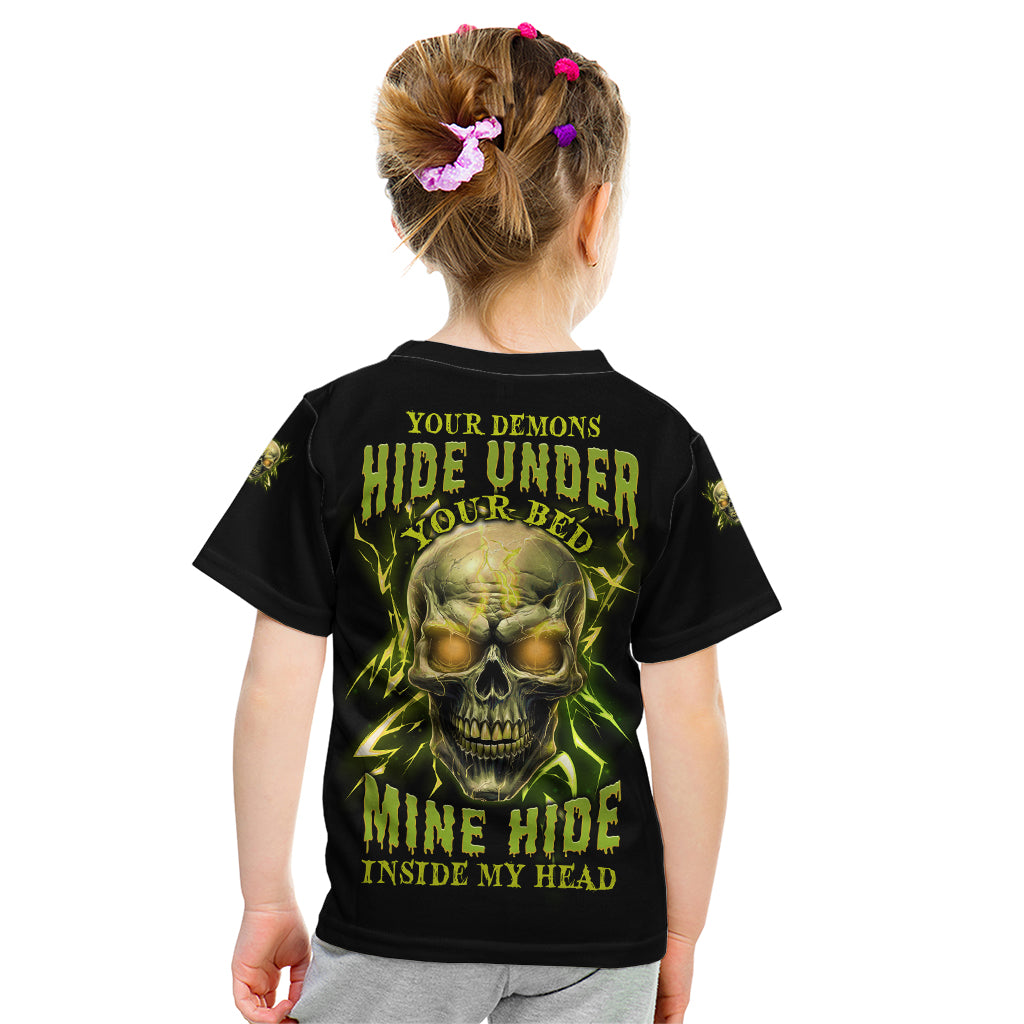 your-demons-hide-under-your-bed-kid-t-shirt