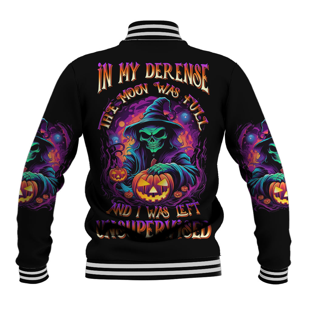 in-my-defense-i-was-left-unsupervised-halloween-baseball-jacket