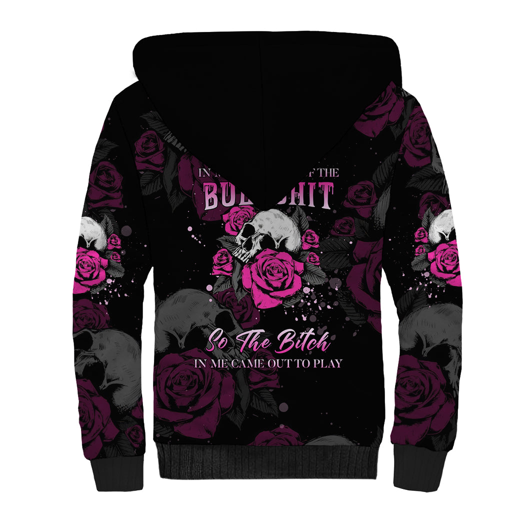 the-good-girl-in-me-got-tired-skull-rose-sherpa-hoodie