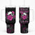 The Good Girl In Me Got Tired Skull Rose Tumbler With Handle