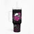 The Good Girl In Me Got Tired Skull Rose Tumbler With Handle