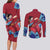 Luffy Wano - One Piece Couples Matching Long Sleeve Bodycon Dress and Long Sleeve Button Shirt Anime Style