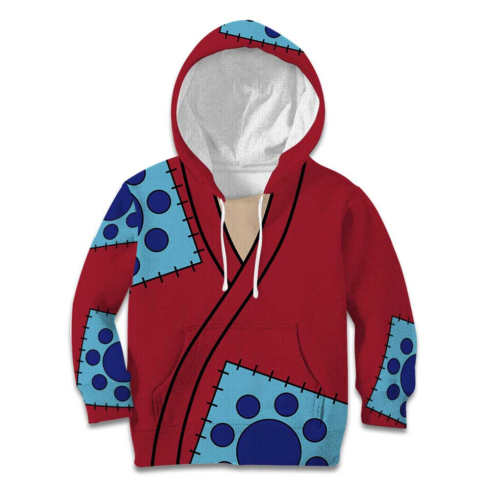 Luffy Wano - One Piece Kid Hoodie Anime Style