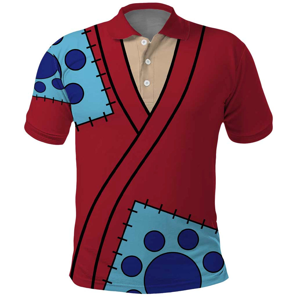 Luffy Wano - One Piece Polo Shirt Anime Style