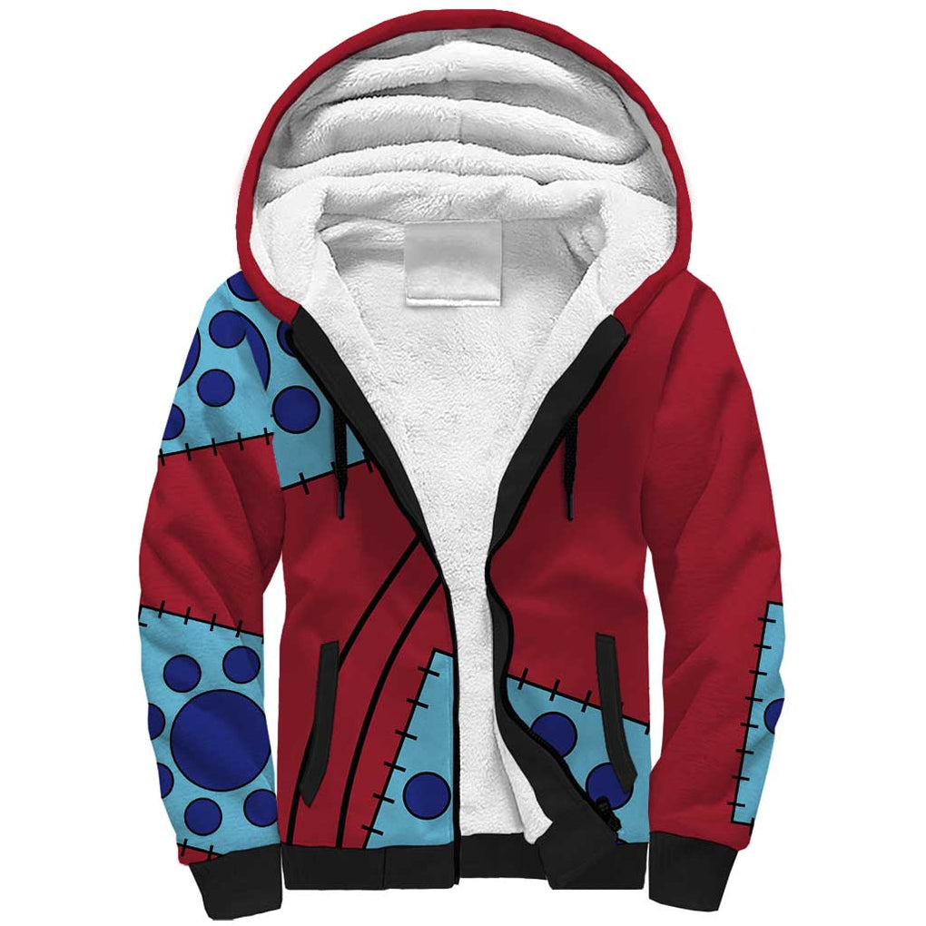 Luffy Wano - One Piece Sherpa Hoodie Anime Style