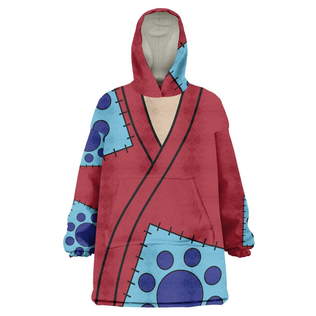 Luffy Wano - One Piece Wearable Blanket Hoodie Anime Style