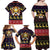 Monbkey D, Luffy - Straw Hat - One Piece Family Matching Off Shoulder Maxi Dress and Hawaiian Shirt Anime Mix Christmas Style