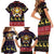 Monbkey D, Luffy - Straw Hat - One Piece Family Matching Short Sleeve Bodycon Dress and Hawaiian Shirt Anime Mix Christmas Style