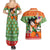 Yamcha - Dragon Ball Couples Matching Summer Maxi Dress and Hawaiian Shirt Anime Mix Christmas Style