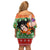 Yamcha - Dragon Ball Off Shoulder Short Dress Anime Mix Christmas Style