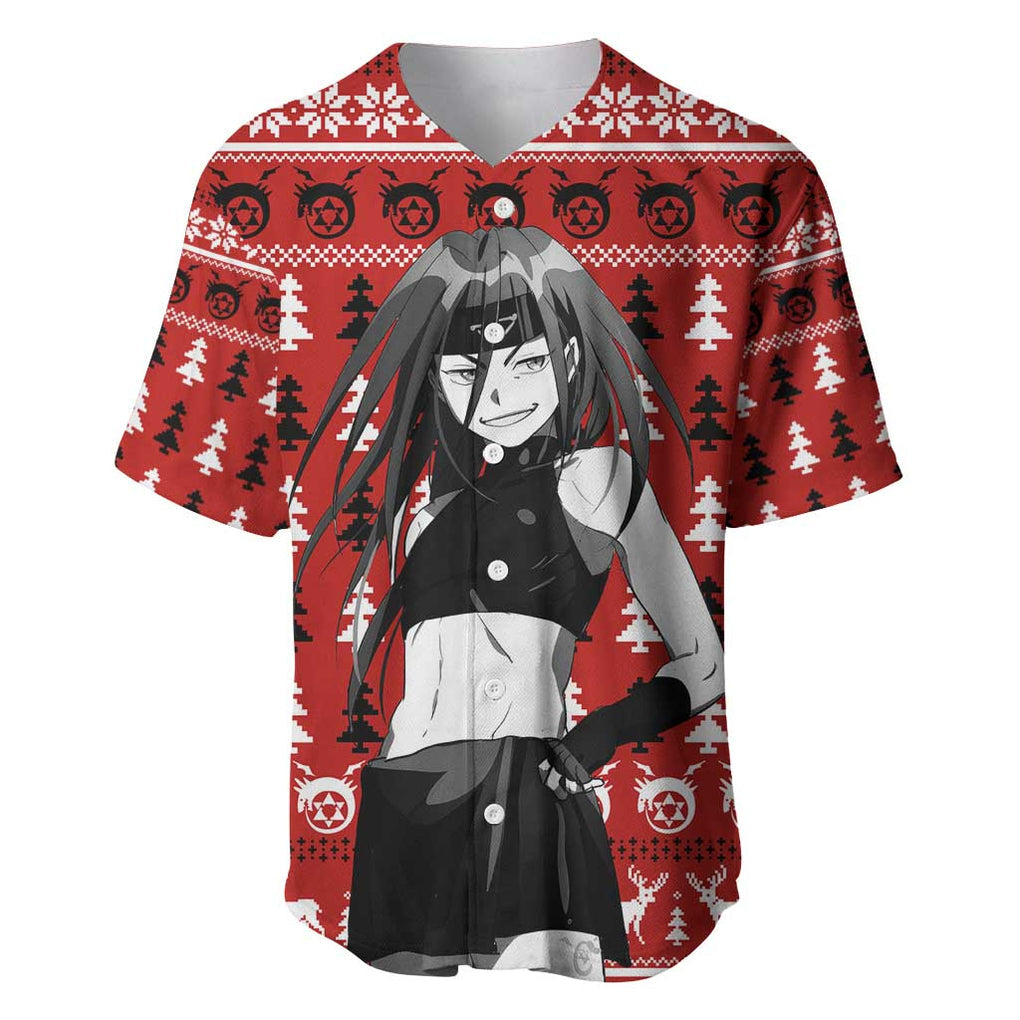 Envy - Fullmetal Alchemist Baseball Jersey Anime Mix Christmas Style