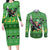 Roronoa Zoro - One Piece Couples Matching Long Sleeve Bodycon Dress and Long Sleeve Button Shirt Anime Mix Christmas Style