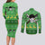 Roronoa Zoro - One Piece Couples Matching Long Sleeve Bodycon Dress and Long Sleeve Button Shirt Anime Mix Christmas Style