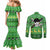 Roronoa Zoro - One Piece Couples Matching Mermaid Dress and Long Sleeve Button Shirt Anime Mix Christmas Style