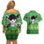 Roronoa Zoro - One Piece Couples Matching Off Shoulder Short Dress and Hawaiian Shirt Anime Mix Christmas Style